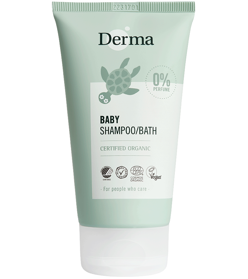 Derma Babyshampoo/-bad (150 ml) - Økologisk shampoo