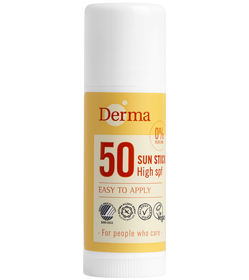 Billede af Derma Solstift SPF50 (18 ml) - Vandfast solcreme