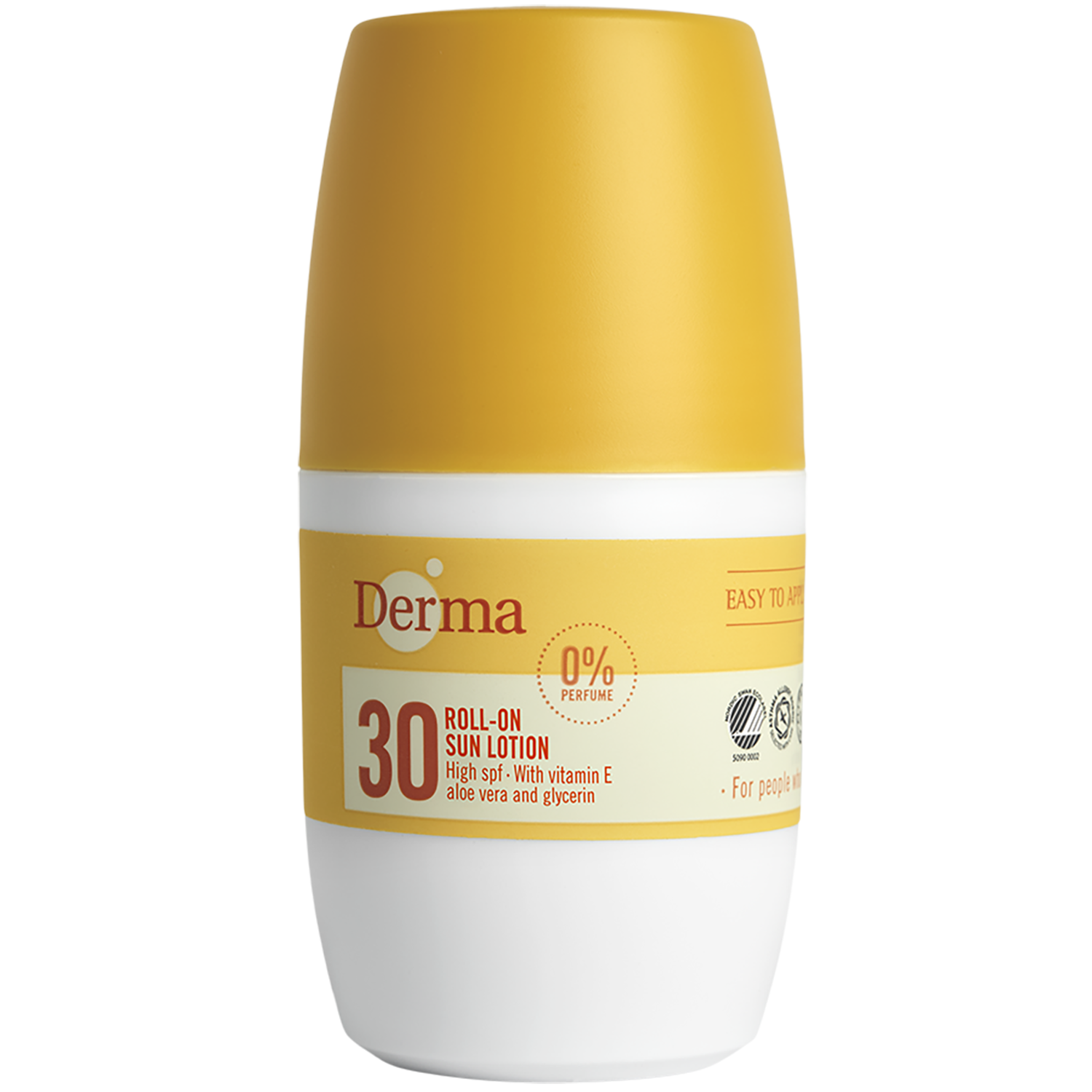 Derma Sollotion Roll-on SPF30 (50 ml) - Vandfast solcreme billede